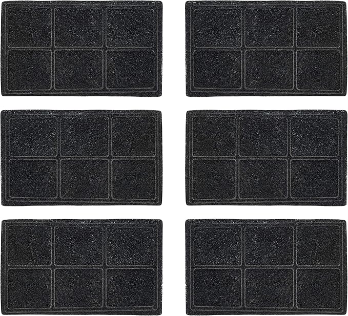 IRIS USA Filters for Cat Water Fountain,Filet Replacement, Kitty Spout, 6 Pack PWF-200F, Black Filter
