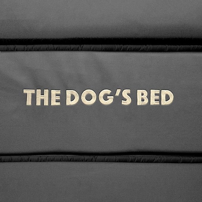 The Dog’s Bed Orthopedic Memory Foam Dog Bed Mattress, Oxford Fabric, Grey with Black Trim, Large, 6-Inch