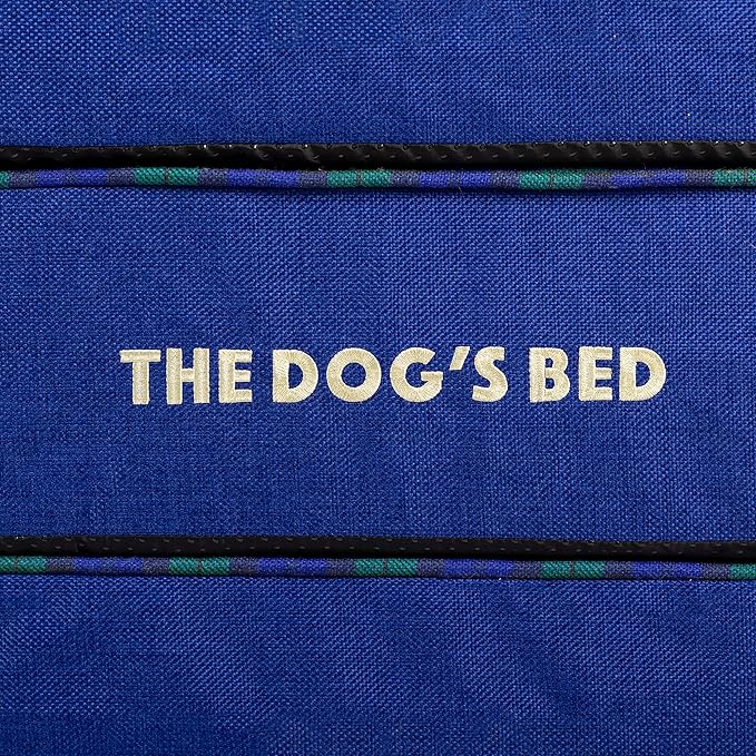 The Dog’s Bed Orthopedic Memory Foam Dog Bed Mattress, Oxford Fabric, Black Watch Tartan, Medium, 4 Inch