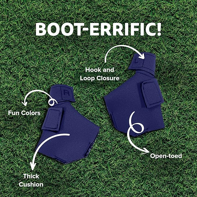 Duck Shoes for Injured Feet – Protective Neoprene Footwear for Ducks, Protective Shoes for Birds with Injured feet, Bumblefoot Relief - Large, 4.5” Max. Inside Width - Navy