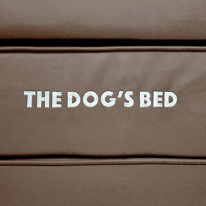 The Dog’s Bed Orthopedic Memory Foam Dog Bed Mattress, Oxford Fabric, Brown with Brown Trim, XXXL, 6-Inch