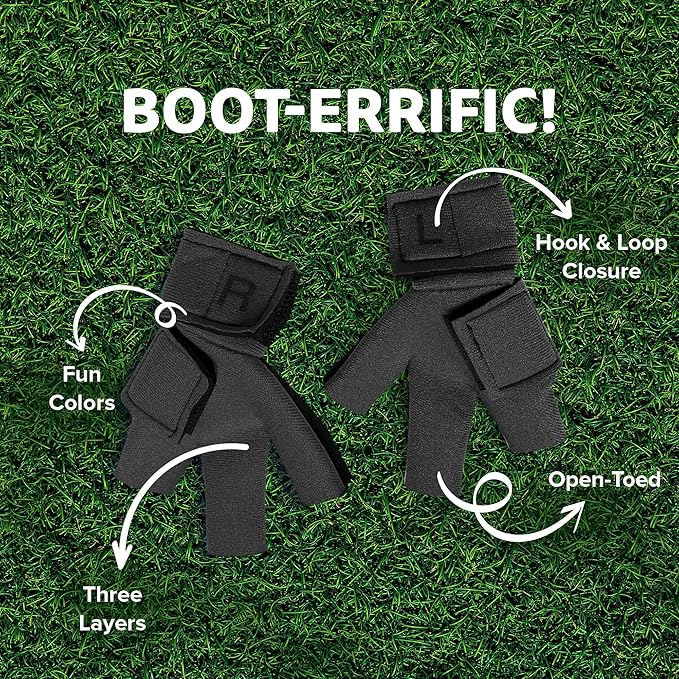 Chicken Shoes for Injured Feet – Protective Neoprene Footwear for Chicken, Open-Toe Design for Bumblefoot Relief, Made in USA - Large, 4" Max. Inside Width, Gray