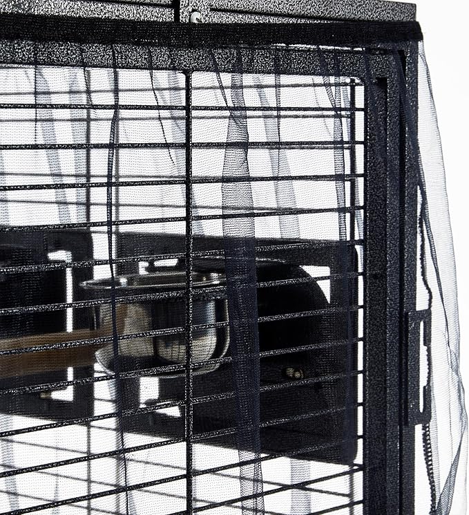 Yaheetech 25.5 inch Metal Bird Carrier Parakeet Travel Carrier w/Portable Handle and Seed Guard for Cockatiels Budgies Parrotlets Lovebirds